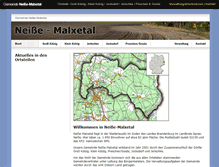 Tablet Screenshot of neisse-malxetal.de